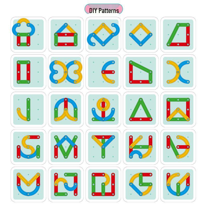 Montessori Stacking & Shape Matching Toy for Girls: Kindergarten Baby Early Education Puzzle