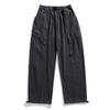 Japanese Retro Multi-Pocket Pure Cotton Workwear Casual Pants for Men, Loose Straight Wide-Leg Dad Pants, Trendy Brand Spring and Autumn Long Pants