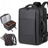 Men's Expandable Large Capacity Backpack, Commuting Business Computer Backpack, Multifunctional Luggage Backpack, Men's Style Men's Backpack