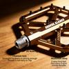 WALGUN Mtb Bicycle Pedals CNC Titanium Alloy Axis Road MTB Bike Pedals DU Bearings Non-slip 110*105mm Single 181g Cycling Parts