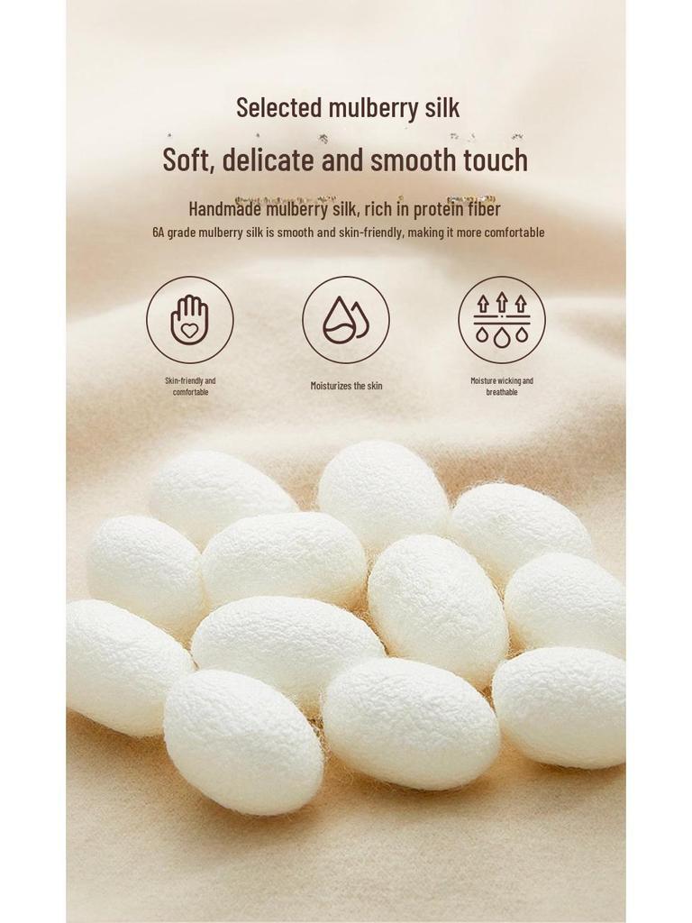 Adjustable Double-Sided Mulberry Silk Eye Mask for Sleep and Travel