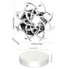Car Fragrance Bidirectional Rotation Perfume Snowflake Diffuser -Refreshing Aroma, Cool Design, Multiple Scents, Easy Vent Attac