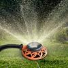 8 Pattern Lawn Sprinkler with Metal Decorative Base Water Sprinkler Turret Pattern Sprinkler for Garden Watering Irrigation