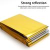 Emergency Blanket Outdoor Survive First Aid Military Rescue Kit Windproof Waterproof Foil Thermal Blanket For Camping