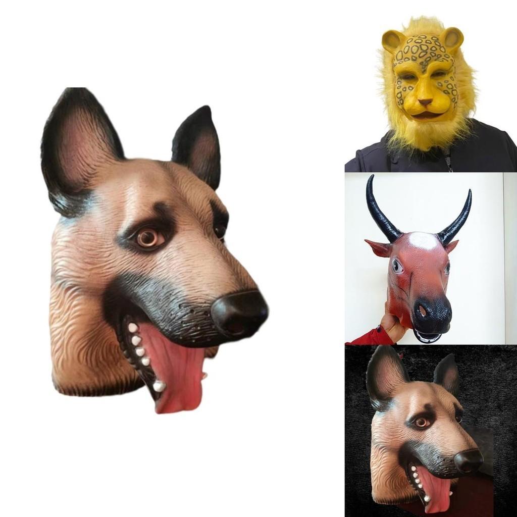 Funny Animal Headgear For Halloween Cosplay Latex Material Various Designs Perfect For Dressing Up Funny Props Characters)