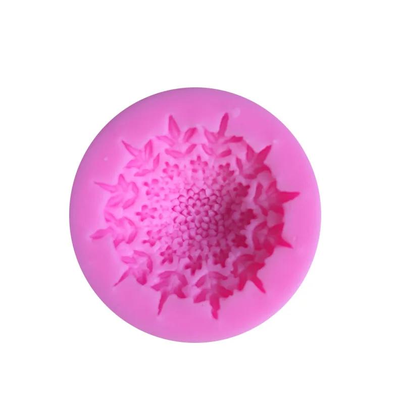 Moldes Artesanais Girassol Flan Bolo de Festa Pão Torta Molde de Silicone 3D Assadeira Ferramentas Acessórios Suprimentos para Decoração de Bolo
