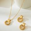 Fashion Necklace Earrings For Women Ladies