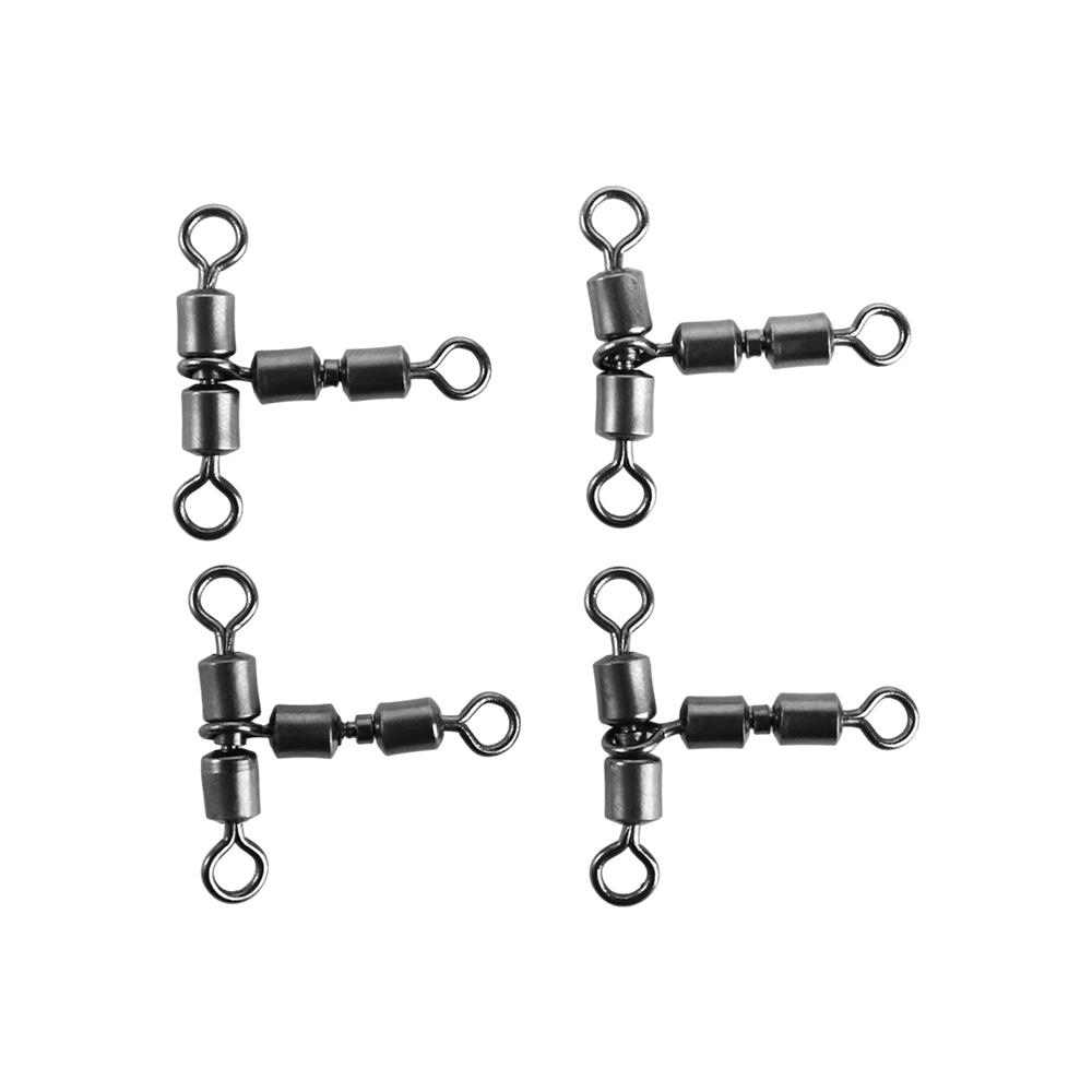 Joint Swivels Bearing Solid Ring Fishing Tackle Fishing Swivel Fishing Connector Solid Connector
