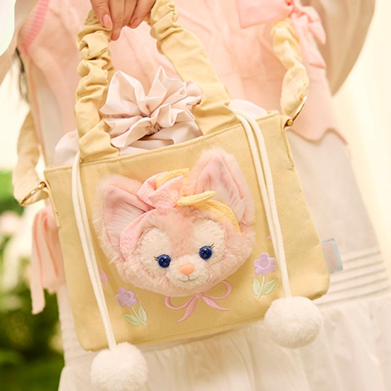 New Disney 2025 Spring Festival Duffy And Friends Fabric Shoulder Bag, Crossbody Bag, Handbag Regular Women's Beige 400060447669