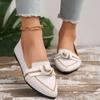 Fashion Spring pointed women's flat shoes are casual fashionable outdoor simple comfortable versatile breathable women's single shoes