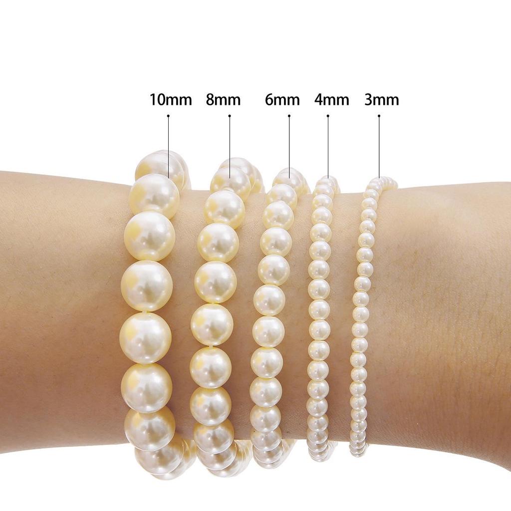 Handmade High-Gloss Imitation Pearl Beads for DIY Jewelry & Accessories