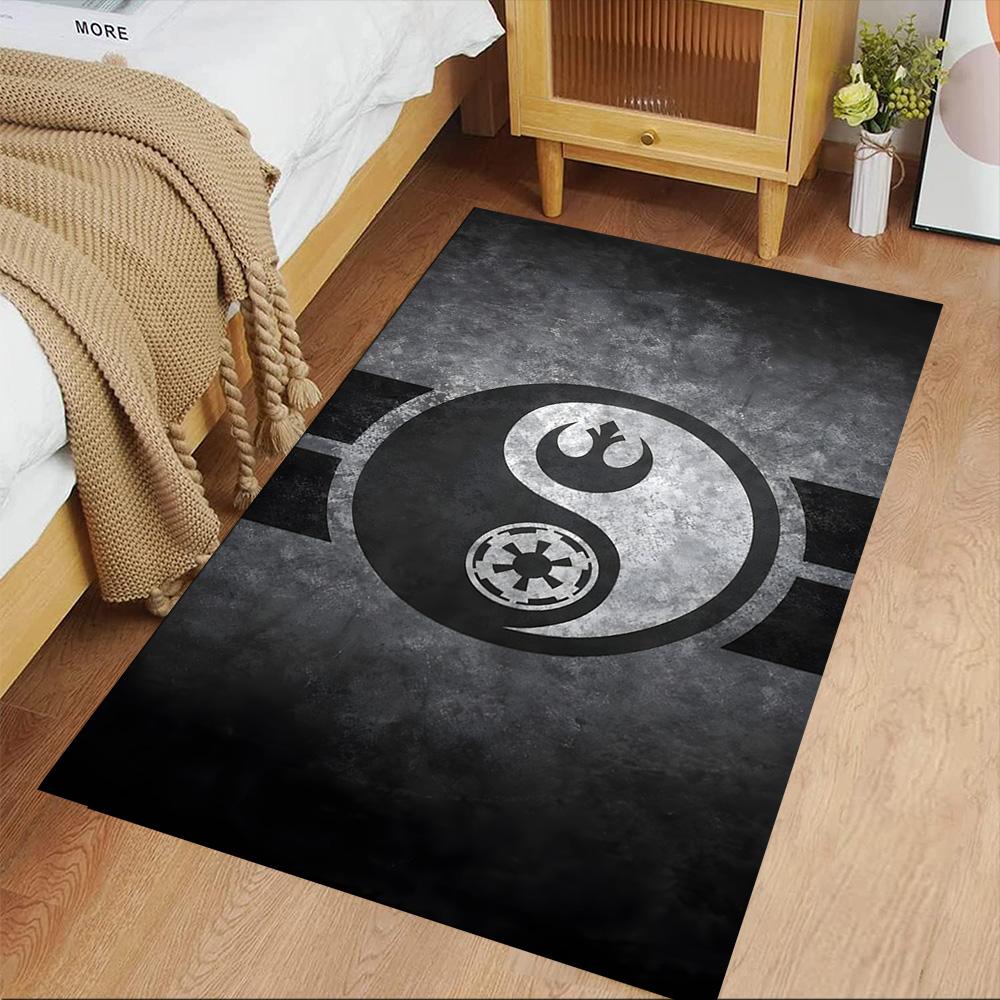 Star Wars Floor Mat Design for Kitchen Living Rooms Dormitory Game Room Antislip Carpet Anime Office Decor Best for Christmas