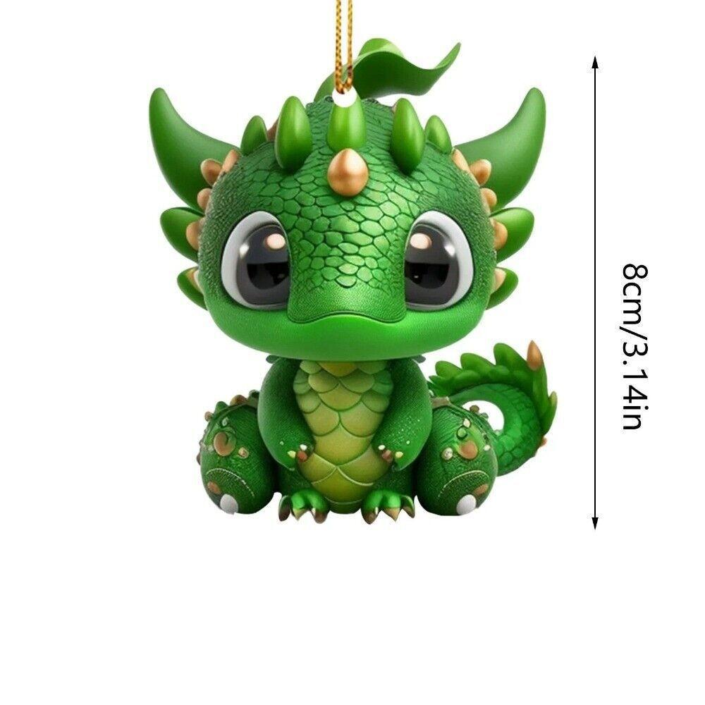 

Dinosaur Eyecatching Cartoon Christmas Hanging Ornament For Stylish Interiors Car 1