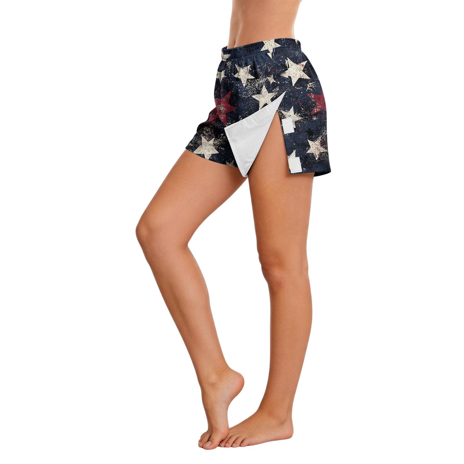 

Women Post Surgery Recovery Shorts Side Velcro Closure Easy Open Design No Pockets Lightweight Comfortable Fit XXL