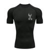 Phoenix  Men's Sports T-shirt Training Fitness Compression Workout Athletic Tees Quick Dry Short Sleeve T-Shirt for Men