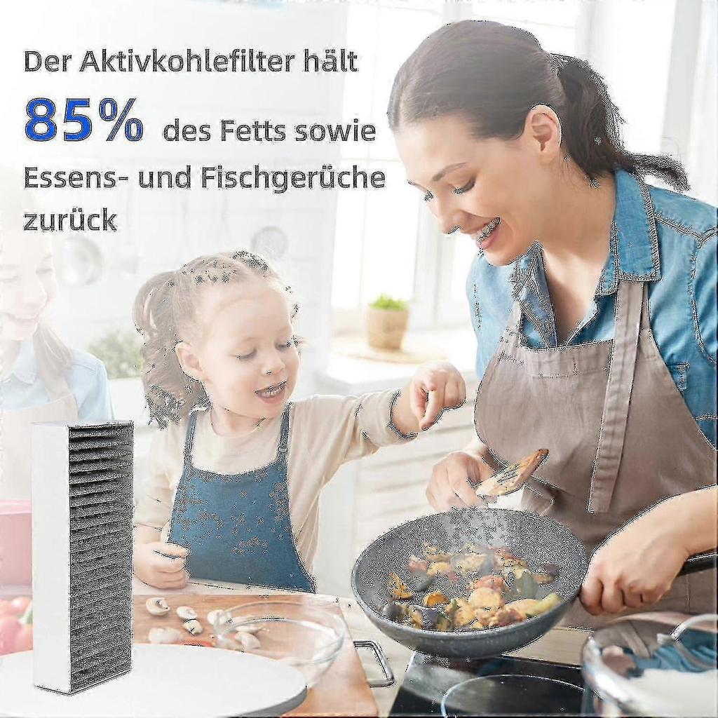4 buc. filtru cu carbon activ pentru hotă Siemens Hz9vrcr0 17004796 / Bosch Hez9vrcr0 17004805 / Neff Z821vr0 17004806, Gaggenau CA282111