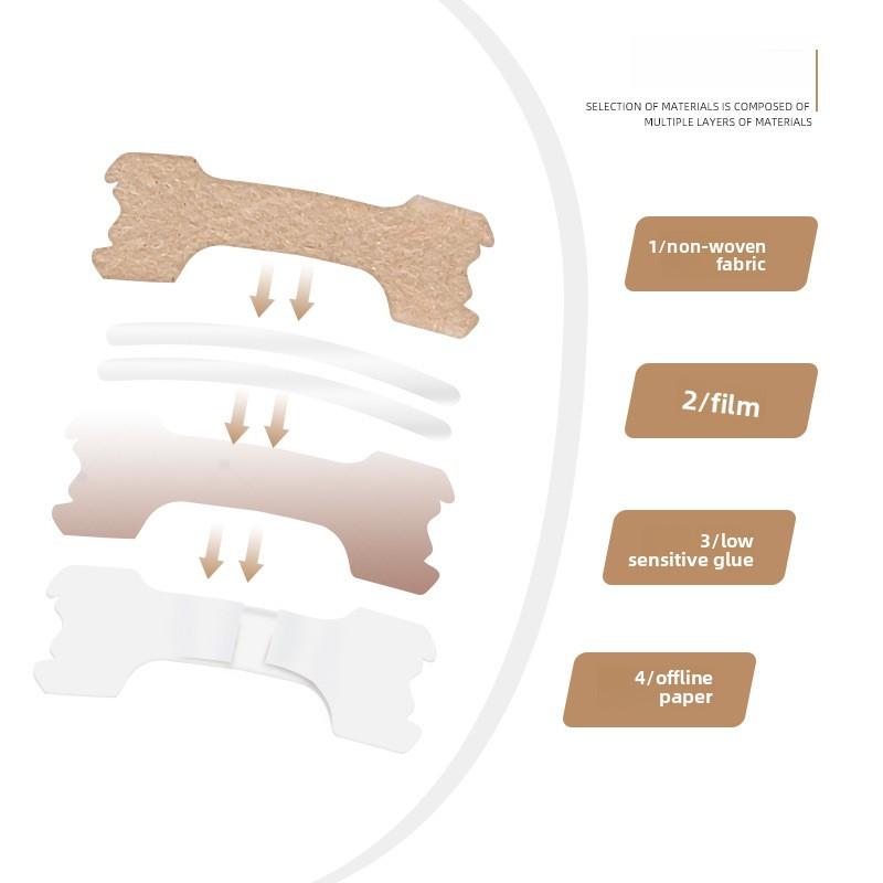 Adults and Children Night Anti-snoring Sticker Cold Runny Nose Airless Nose Sticker Physical Ventilation Sticker Snoring Sticker