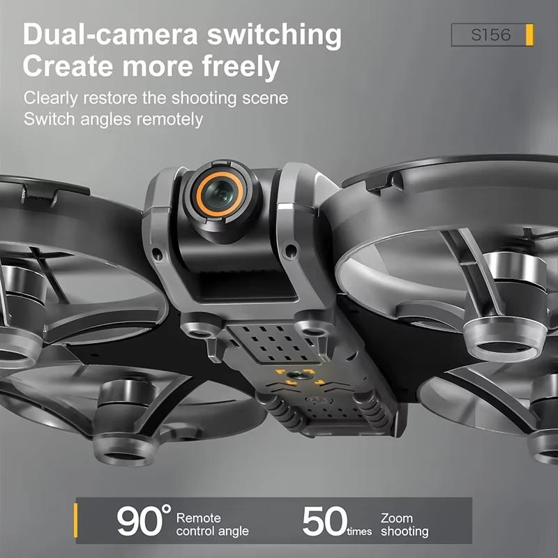 S156 RC MINI Drone 8K WIFI FPV ESC HD Aerial Photography RC Aircraft Brushless Obstacle Avoidance Dual Camera Quadcopter Toy Gift