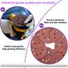10Pcs 5 Inch 8-Hole Alumina Sanding Pad Sanding Sheet Polishing Sand Paper Sanding Discs Abrasive Polishing Tool For Metal Wood