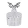 Crystal Plastic Candy Container 3D Gold Silver Butterflies For Event Tabletop Decoration