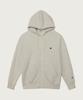 Basic C Logo Regular Fit Zip-Up Hoodie Oatmeal