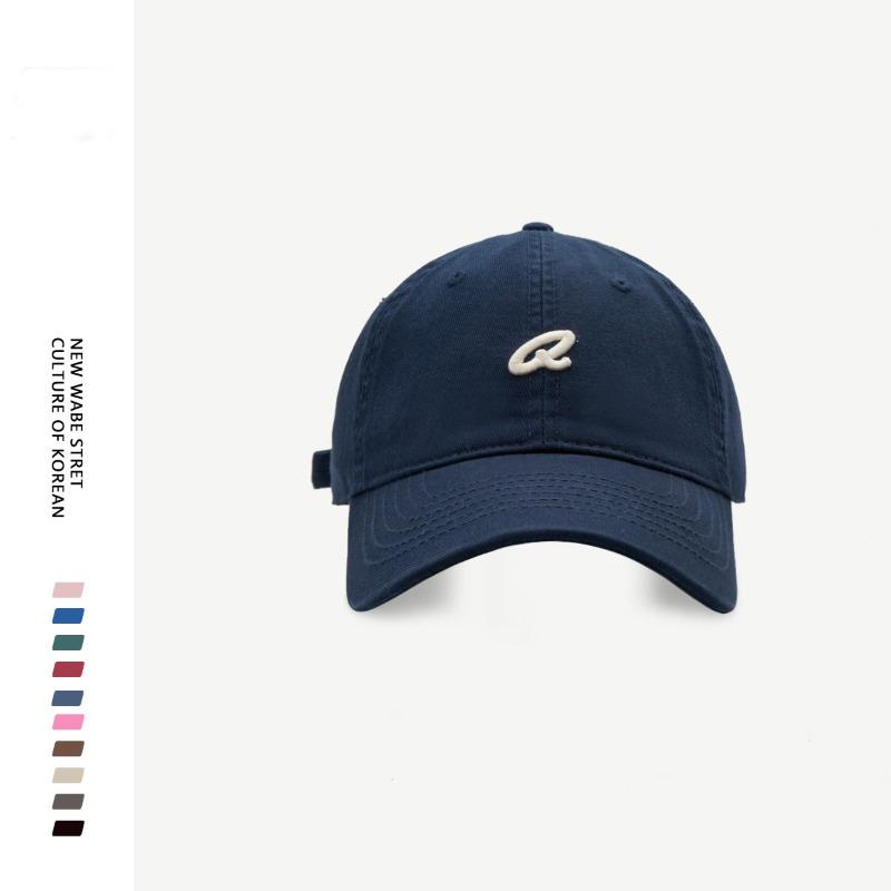 Baumwoll-Baseballkappe Damen lässige Softtop-Kappe Herren Sommer Paar Sonnenhut