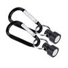 Magnet Buckle Fly Fishing Magnetic Net Release Clip Hanging Holder Lanyard Clip(Double, Black)