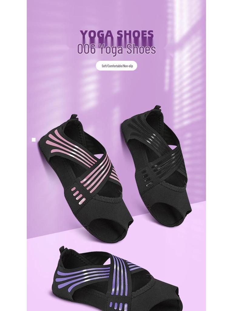 Leichte, rutschfeste Leder-Yoga-Fünf-Zehen-Tanzschuhe für Damen