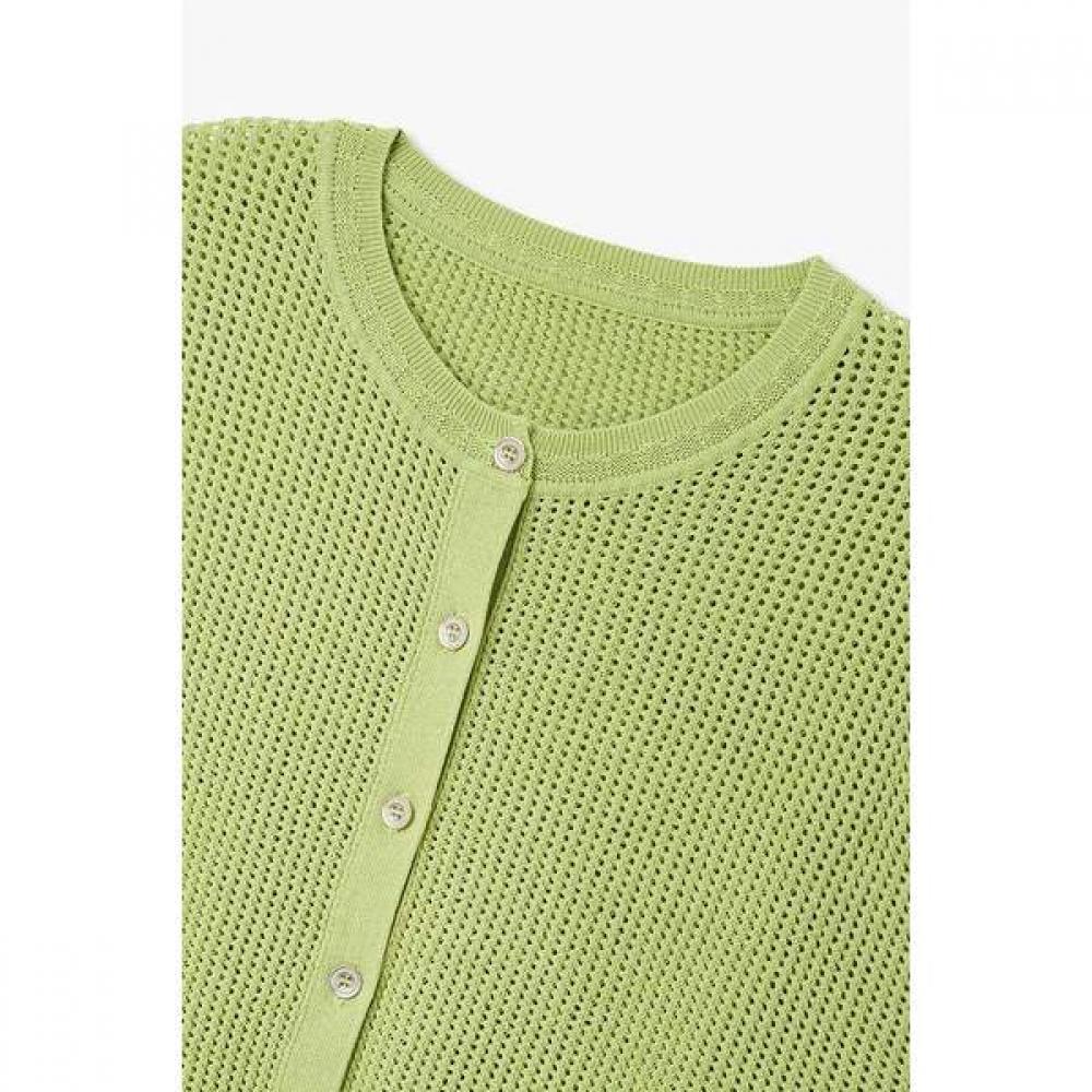 VOV Mesh Crochet Knit Vest 7156250007