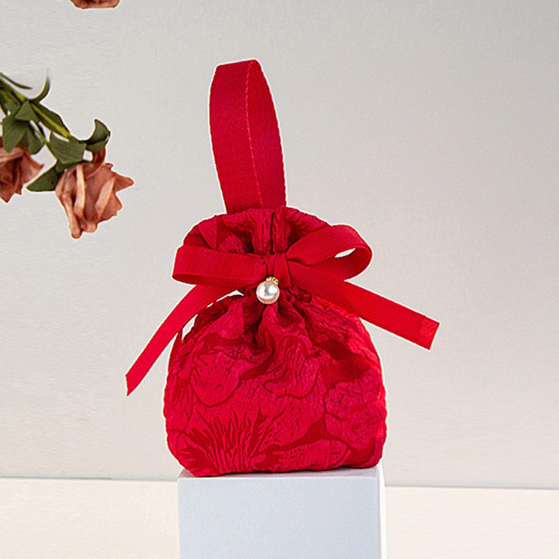 Luxury Chinese Wedding Candy Bags & Handheld Boxes - High-Value Party Favors