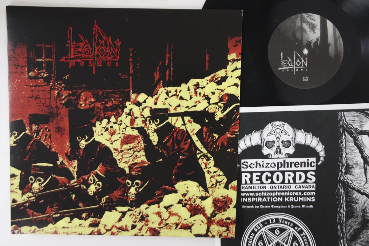 

12inch Record LEGION 666 - Final Days SCHIZ62 SCHIZOPHRENIC 2010 Canada Metal Used