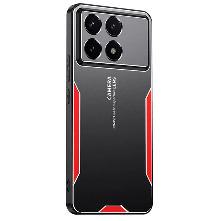 

For Xiaomi Redmi K70E 5G / Poco X6 Pro 5G Hybrid Phone Case Aluminum Alloy+TPU+PC Cover Protection Cover