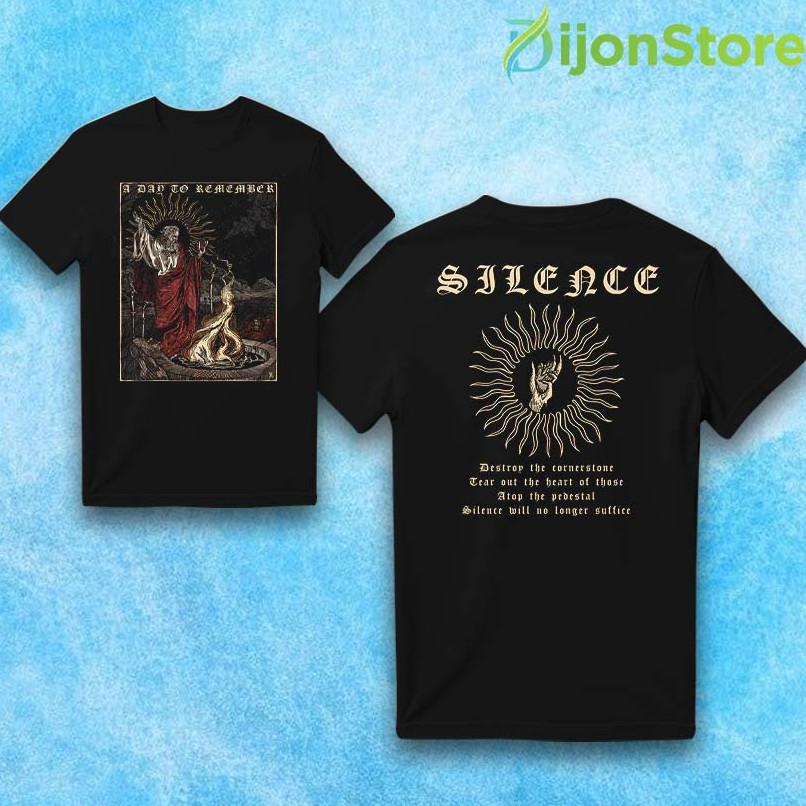 

A Day To Remember Silence Album Merch T-Shirt – Trendy Band Fan Apparel Unisex T-Shirt XXXXL