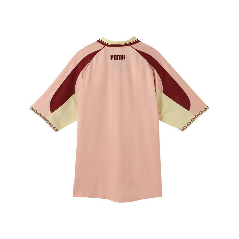 Puma Klasické logo Volný střih Polo tričko s krátkým rukávem Unisex topy Světle růžová 628244-70