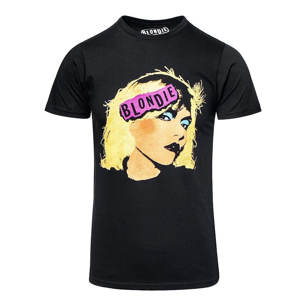 Blondie T-Shirt Punk Logo Band Official New Black 2XL