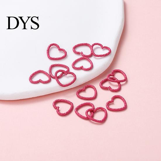 Broken Hair Fixer 50Pcs Girl Hairpins Easy to Wear Heart-Shaped Comfortable Accessory Vibrant Color Decorative Clips Clip
