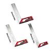   High Precise All Purpose Aluminum Measuring Square with Preset Positioning Holes