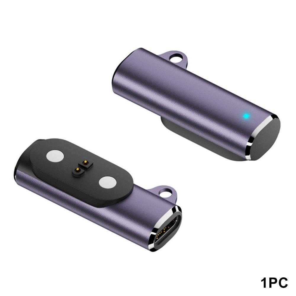 

LED Indicator USB-C Charging Adapter Headset Type-C Connector for MOJAWA Run Plus Mojo2 Purple-USB C to 2Pin