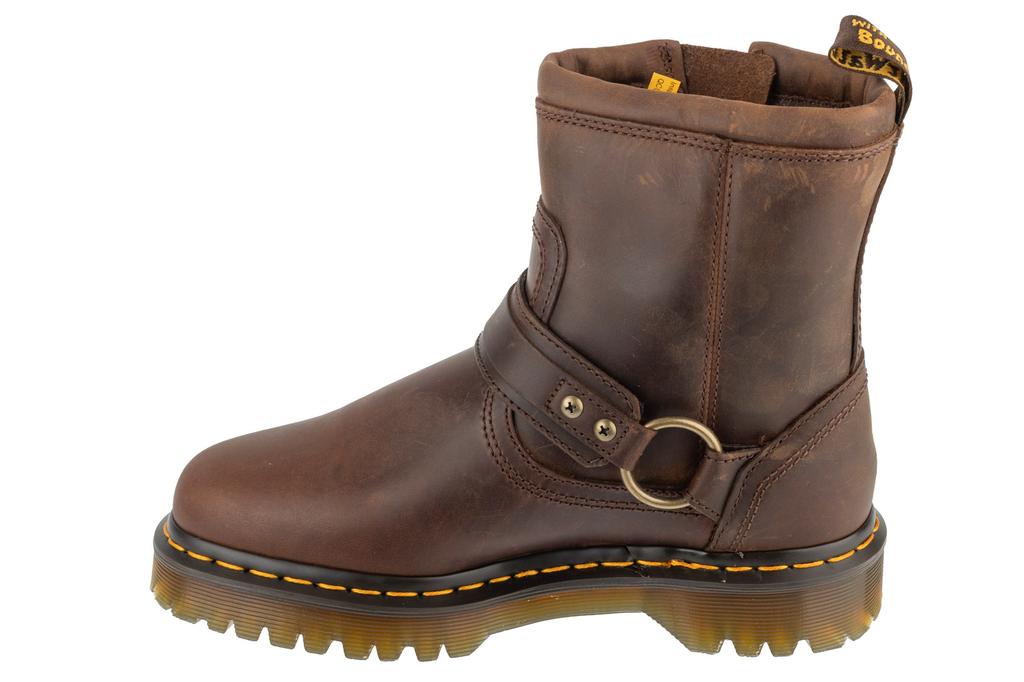Dr. Martens Anistone Harness, Womens Brown Winter Boots