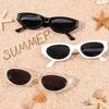 FEISEDY Polarized Sunglasses Womens Cat Eye UV400 UV Protection Fashion Driving Fishing Hiking Shopping Travel Small Face B1334