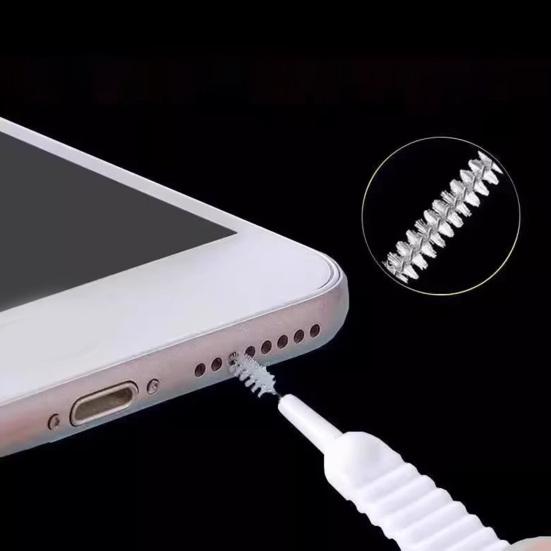 100Pcs Shower Hole Cleaning Brush Non-Slip Handle Fine Needle Anti-Clogging Penetration Brush Portable Bathroom