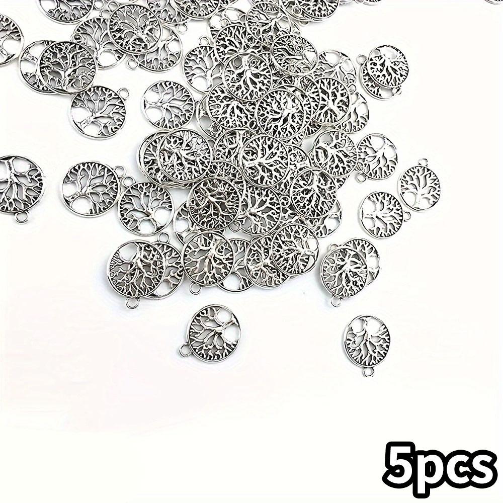 5/10/20pcs Tree of Life Talisman Jewelry Making Talisman Mixed Smooth Metal Talisman Pendant DIY Necklace Bracelet Jewelry Making