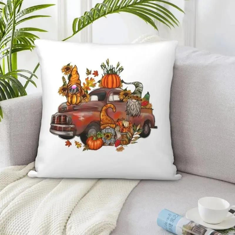 Happy Halloween Pumpkin Print Cushion Covers Suitable for Home Living Room Sofa Bedroom Room Decoration Pillow Covers