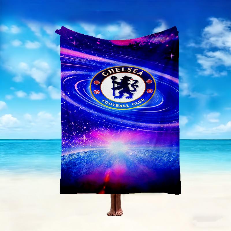 1 stuks Chelsea FC Deken, Home Bedrukt Plaid - Zachte Deken Cadeau voor Familie, Wasbare Bank Bed Deken