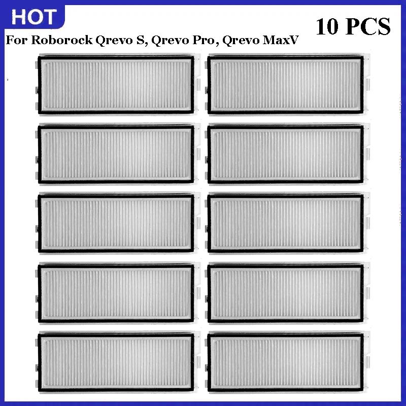 For Roborock Qrevo S Qrevo Pro Qrevo MaxV Robot Vacuum Parts Main Roller Side Brush Hepa Filter Mop Pad Cloth Dust Bag Accessory