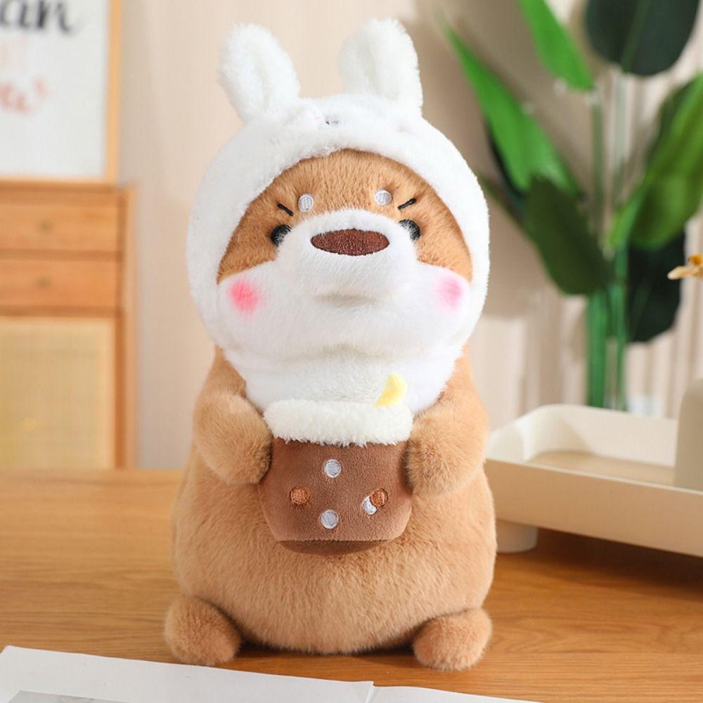 Lovely Design Fruit Otter Doll Soft Material Cartoon Animal Toy Otter Plush Toy  Kids Room
