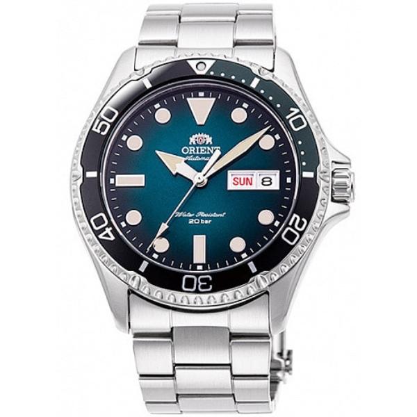 

ORIENT Чоловічий RN-AA0811E (Чоловічий металевий ремінець SPORTS Diver Design) Круглий годинник зі срібної нержавіючої сталі