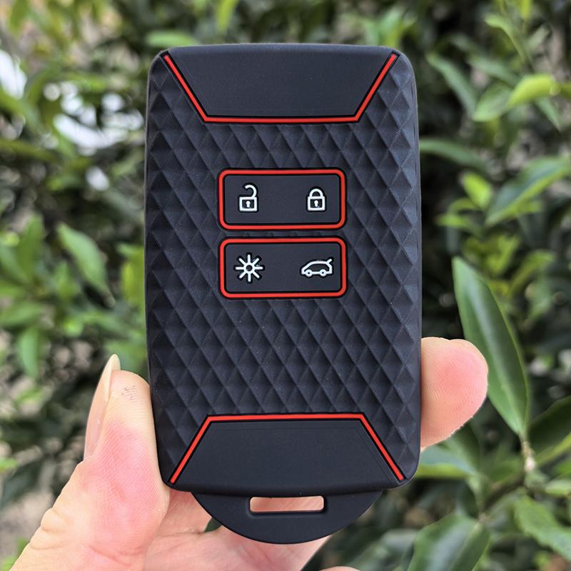 Car Silicone Key Case Cover For Renault Austral Captur Arkana Koleos Zoe Scenic Dacia Sandero Duster Logan Jogger Kadjar Clio