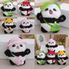 Entzückende Mini Plüsch Panda Schlüsselanhänger Puppe Kuscheliges Stofftier Anhänger