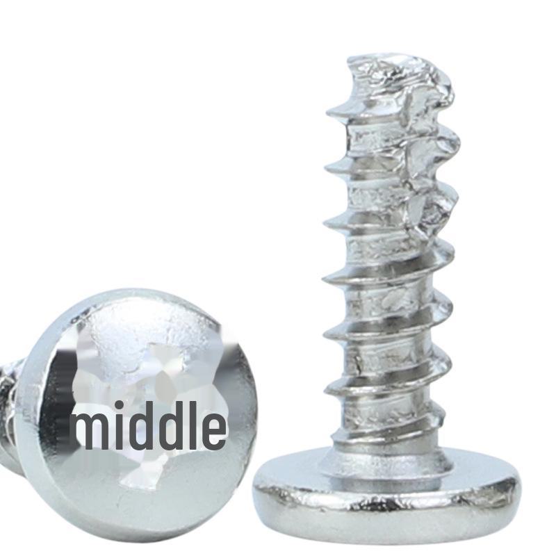 304 Stainless Steel M3/M4 Cross Slot Large Pan Head Self-Tapping Screws